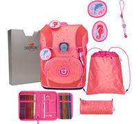 derdiedas Schulranzen Set 5-TLG. ErgoFlex Tiny Superflash Coral Reef