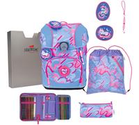 DERDIEDAS ErgoFlex Tiny Superflash Schulranzen Set (5 tlg. ), Magic Unicorn