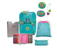 DerDieDas Schulranzenset ErgoFlex Tiny Superflash Paradise 5-teilig