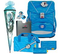 DerDieDas Polar - Eisbär ErgoFlex Buttons Schulranzen-Set 6tlg. - SCHULTÜTE GRATIS DAZU