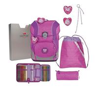 DerDieDas Schulranzen ErgoFlex Tiny Set 6-teilig Purple Unicorn pink