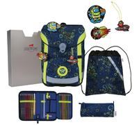 derdiedas Schulranzen Set 5-TLG. ErgoFlex Easy Neon Crazy