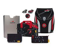 DerDieDas Schulranzen Set 5-tlg. Ergoflex MAX Buttons Speed Power