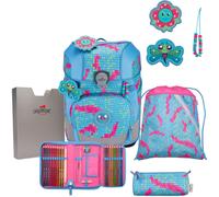 DerDieDas Schulranzen Set 5-tlg. ErgoFlex Tiny Happy Pixel
