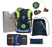 derdiedas Schulranzen Set 5-tlg. ErgoFlex Tiny Neon Crazy