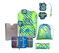 DerDieDas Schulranzen Set 5-TLG. ErgoFlex Tiny NEON Monster