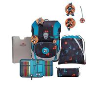 DerDieDas Schulranzen Set 5-tlg. ErgoFlex Tiny Ninja Fighter