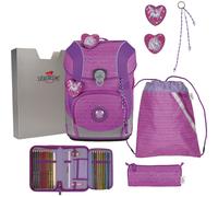 DerDieDas ErgoFlex Tiny - Schulranzen Set 5tlg. 900g (Purple Unicorn)