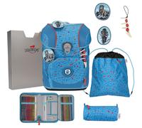 derdiedas Schulranzen Set 5-tlg. ErgoFlex Tiny Superflash Blue Ice