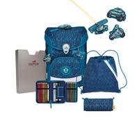 DerDieDas Schulranzen-Set Ergoflex Easy Blue Speed
