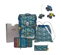 DerDieDas Schulranzen Set ErgoFlex Easy Monster Truck 5-tlg.