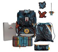 DerDieDas Schulranzen Set ErgoFlex LED Set (5 tlg. ), Dragon Moon