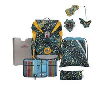 DerDieDas Schulranzen Set ErgoFlex Light, Schulranzen Set, 5tlg, Dino Time