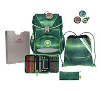 DerDieDas Schulranzen Set ErgoFlex Set (5 tlg. ), Soccer Green