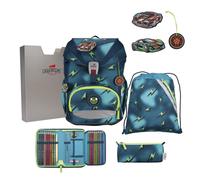 DerDieDas Schulranzen Set 5-tlg. ErgoFlex Superlight Magic Light