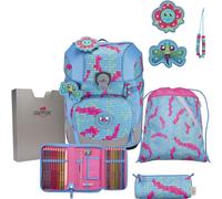 DerDieDas Schulranzen Set ErgoFlex Tiny (5 tlg. ), Happy Pixel