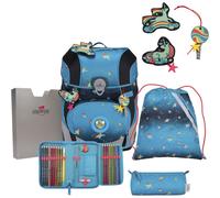 DerDieDas Schulranzen Set ErgoFlex Tiny LED (5 tlg. ), Rainbow Star