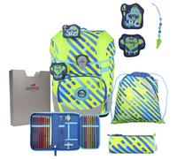 DerDieDas Schulranzen Set ErgoFlex Tiny NEON (5 tlg. ), Monster