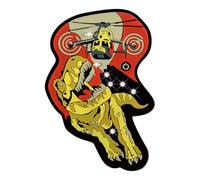 DerDieDas Schulranzen-Zubehör Wechselbuttons LED Rex mehrfarbig