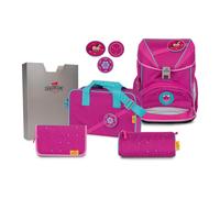 DerDieDas Schulranzenset ErgoFlex Buttons Boho, 5-teilig