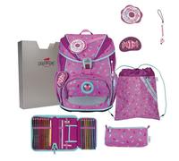 DerDieDas Schulrucksack Ergoflex Light Sweet Spirinkles 5 tlg