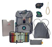 DerDieDas Schulrucksack Set 5-TLG. ErgoFlex Exklusiv ECO Blue Planet 2023