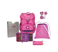 DerDieDas Schulrucksack-Set Ergoflex Pretty Unicorn, 5-teilig
