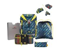 DerDieDas Schulrucksack-Set ErgoFlex Speed Challenge