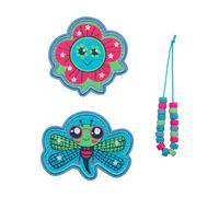 DerDieDas Schulzubehör Wechselbuttons 3er Set Happy Pixel