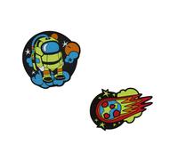 DerDieDas Wechselbuttons 2-tlg. - NEON CRAZY