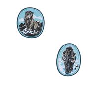 derdiedas Wechselbuttons 2tlg. Blue Ice