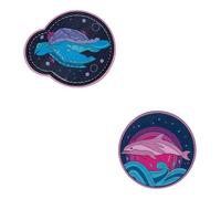 derdiedas Wechselbuttons 2tlg. Deep Ocean