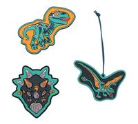 DerDieDas Wechselbuttons 3-tlg. - DINO TIME