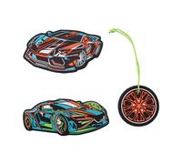 DerDieDas Wechselbuttons Magic Light 3-teilig