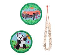 DerDieDas Wechselbuttons Pink Planet