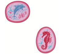 DerDieDas Wechselbuttons Set 2tlg Coral Reef