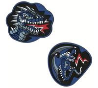 DerDieDas Wechselbuttons Set 2tlg Dark Dragon