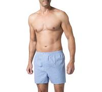 DEREK ROSE Boxershorts Herren Baumwolle blau gemustert, M