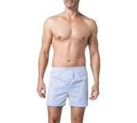 DEREK ROSE Boxershorts Herren Baumwolle blau gestreift, M