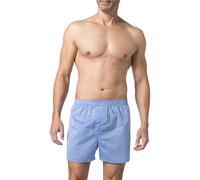 DEREK ROSE Boxershorts Herren Baumwolle blau gestreift, 8 (XXL)