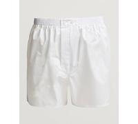 Derek Rose Classic Fit Cotton Boxer Shorts White Weiß XL