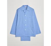 Derek Rose Cotton Pyjama Set Blue Blau S