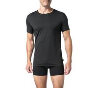 DEREK ROSE T-Shirt Herren Rundhals Cotton schwarz, M