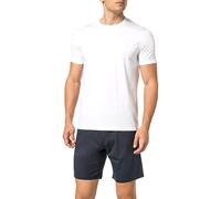 DEREK ROSE T-Shirt Herren Rundhals Modal weiß, L