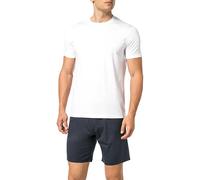 DEREK ROSE T-Shirt Herren Rundhals Modal weiß, XL