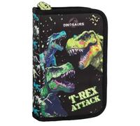 Derform Dinosaurier Federtasche Dino Federmappe gefüllt Federmäppchen Schlamper