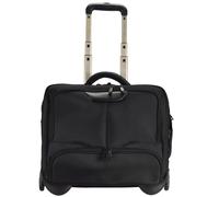 Dermata 2 Rollen Businesstrolley 22 cm Laptopfach schwarz Herren