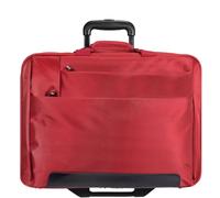 Dermata 2 Rollen Businesstrolley 37 cm Laptopfach rot Herren