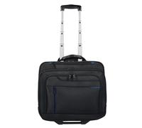 Dermata 2 Rollen Businesstrolley 38 cm Laptopfach schwarz Herren