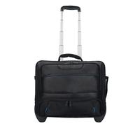 Dermata 2-Rollen Businesstrolley 42 cm Laptopfach schwarz Herren